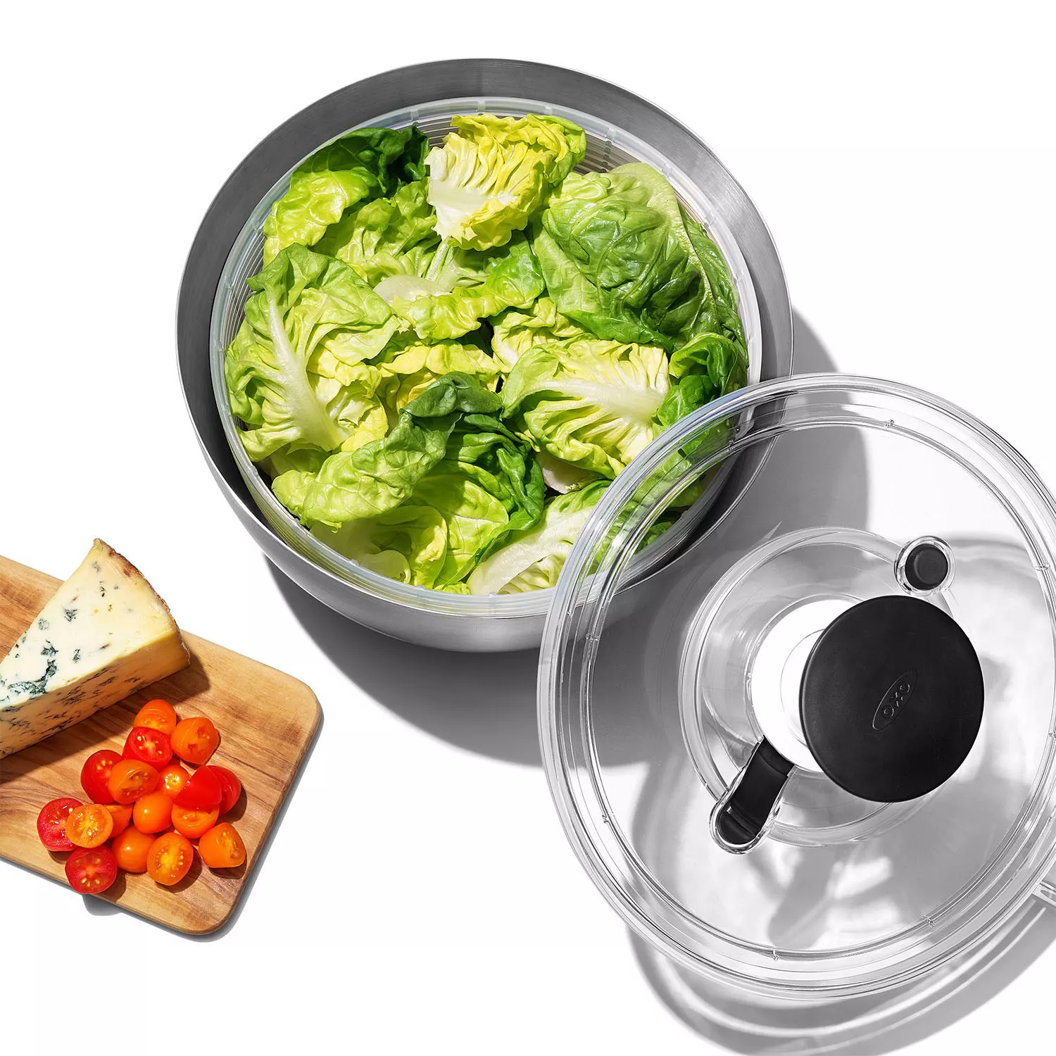 OXO Stainless-Steel Salad Spinner