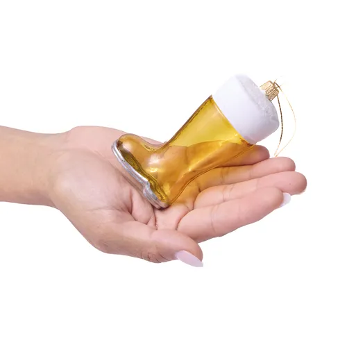 Sur la table Beer Boot Ornament