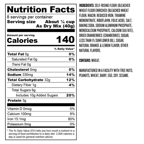 Sur La Table Cranberry Orange Scones Mix