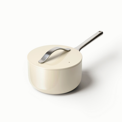 Caraway Ceramic Nonstick Saucepan with Lid, 3 qt. Saucepan