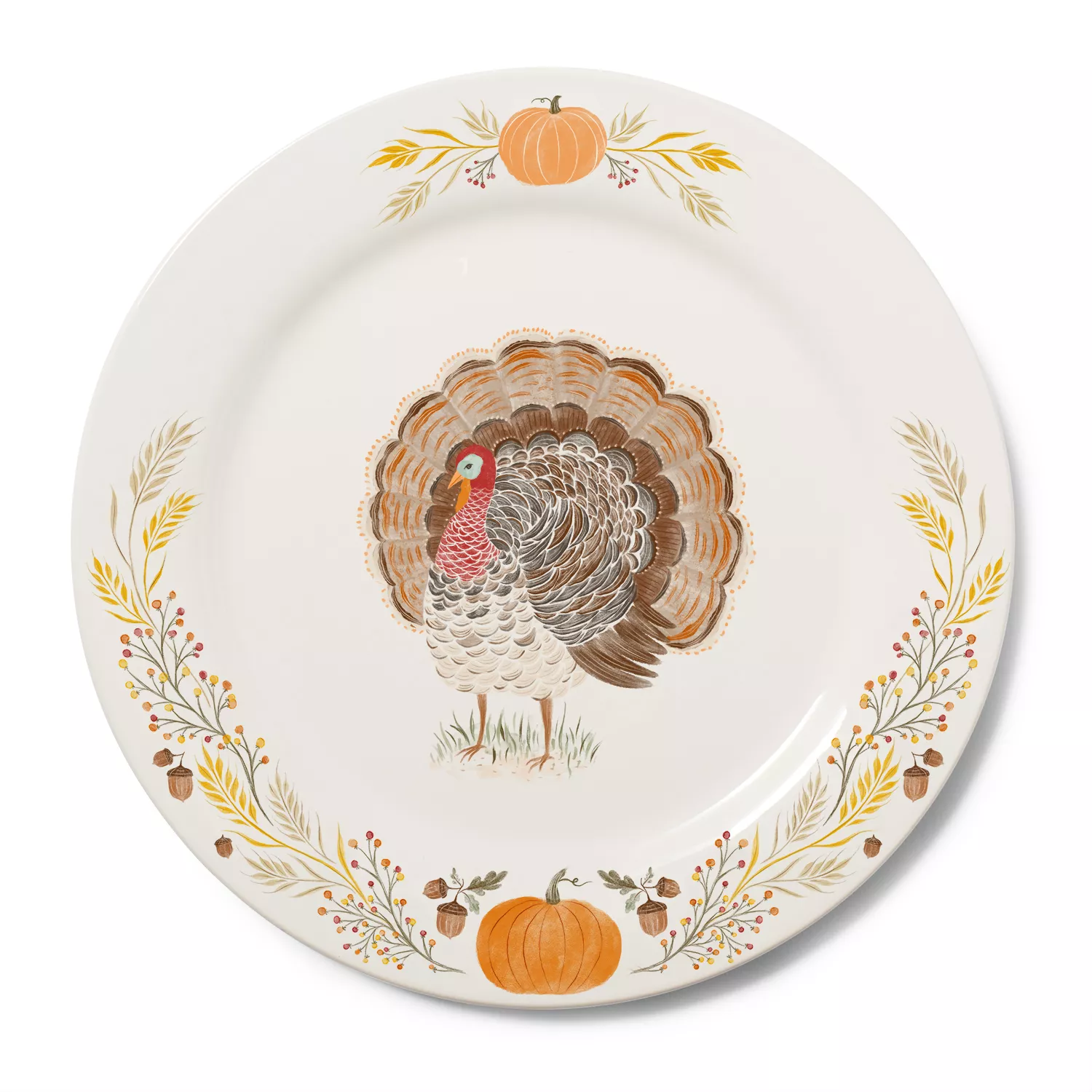 Sur La Table 12-Piece Turkey Thanksgiving Dinnerware Set