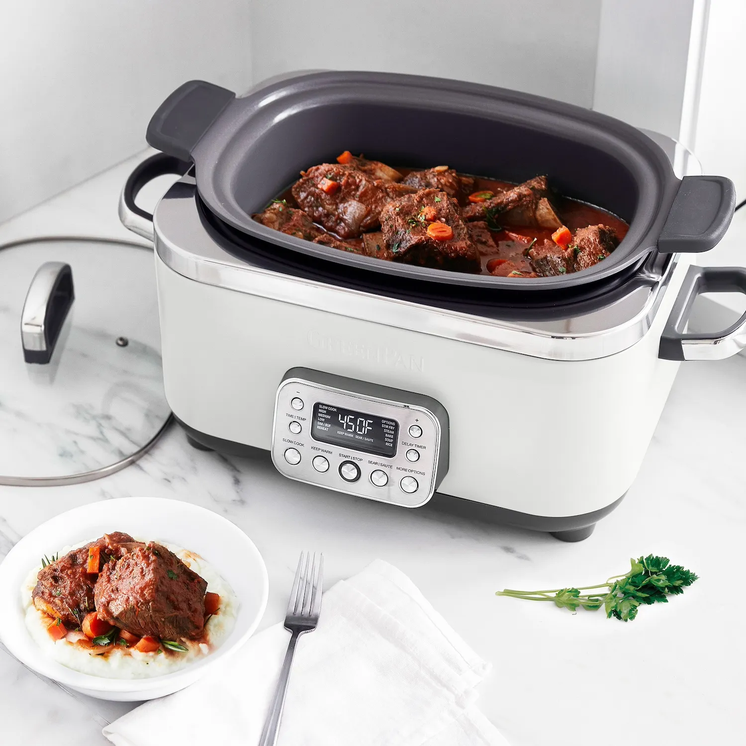 GreenPan Elite Slow Cooker, 6 qt.