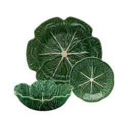 Bordallo Pinheiro Cabbage 12-Piece Dinnerware Set
