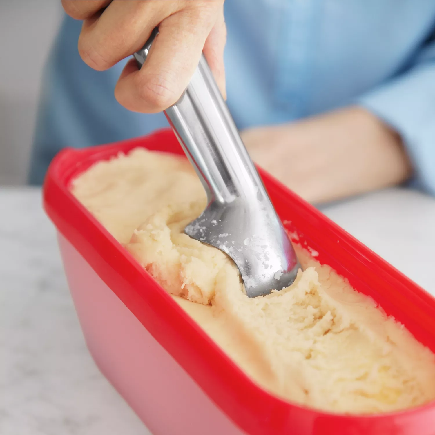Zyliss Zyliss Red Ice Cream Scoop - The Kitchen Table