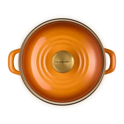 Le Creuset Petite Enameled Steel Stockpot, 3.8 qt.