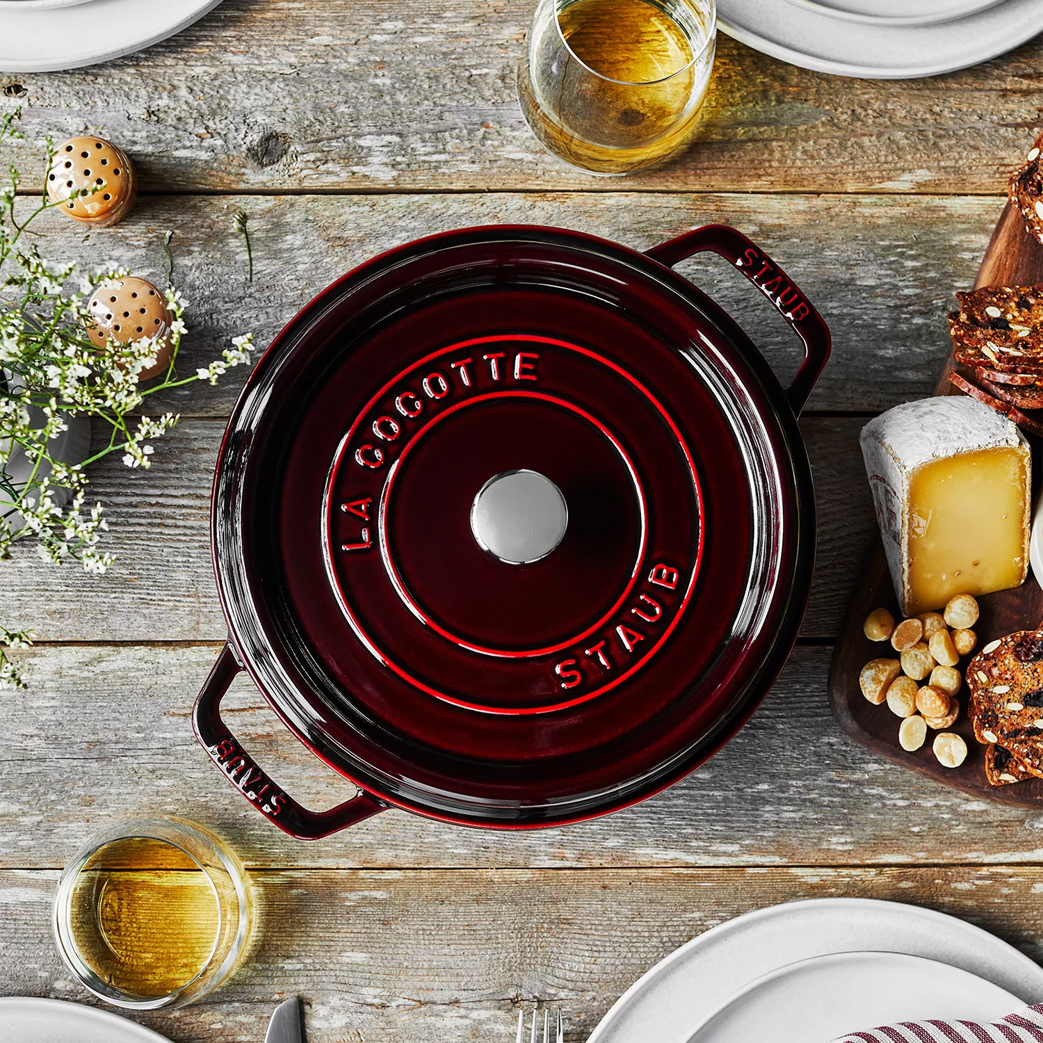 Staub Round Dutch Oven, 4 qt.