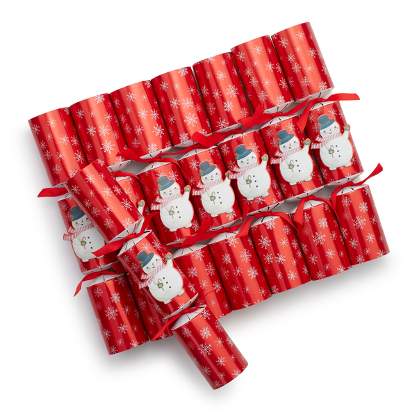 Snowman Party Crackers, Set of 8