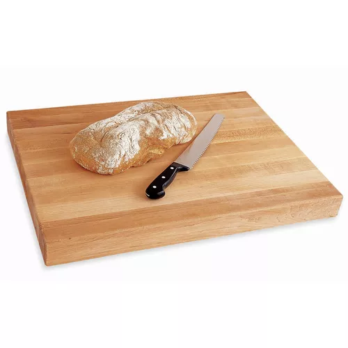 John Boos Maple Edge-Grain Cutting Boards w/ Grips, 1.5" Thick