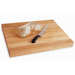 John Boos Maple Edge Grain Cutting Board with Grips, 1.5" Thick The added size allows me to chop/dice/slice multiple items and gather them into small piles rather than dirty up numerous bowls, if I choose to do so