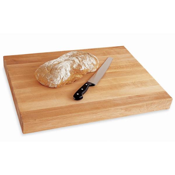 John Boos Maple Edge-Grain Cutting Boards w/ Grips, 1.5" Thick