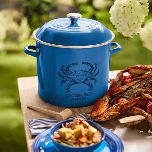 Le Creuset Enemeled Steel Crab Stockpot, 16 oz.