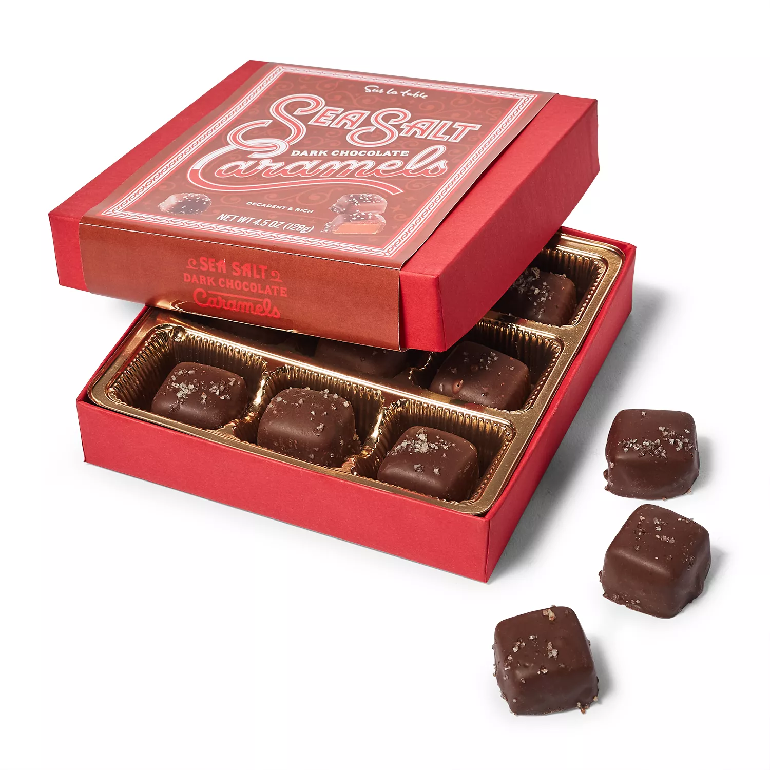 Sur La Table Sea Salt Dark Chocolate Caramels