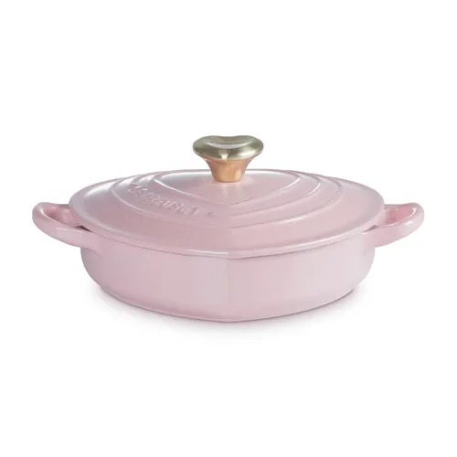 Le Creuset Shallow Heart Cocotte, 1.25 Qt.
