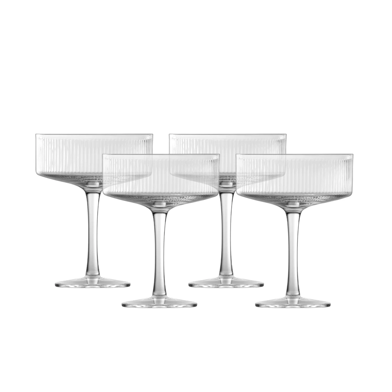 Fortessa Noho Stackable Coupe Glasses, Set of 4