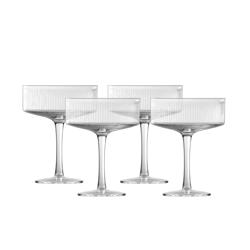 Fortessa Noho Stackable Coupe Glasses, Set of 4