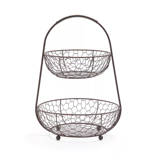 Sur La Table Two-Tier Stand, Bronze