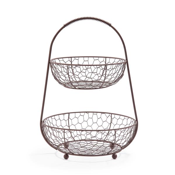 Sur La Table Two-Tier Stand, Bronze