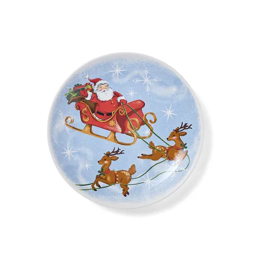 Sur La Table Santa Dinner Plate