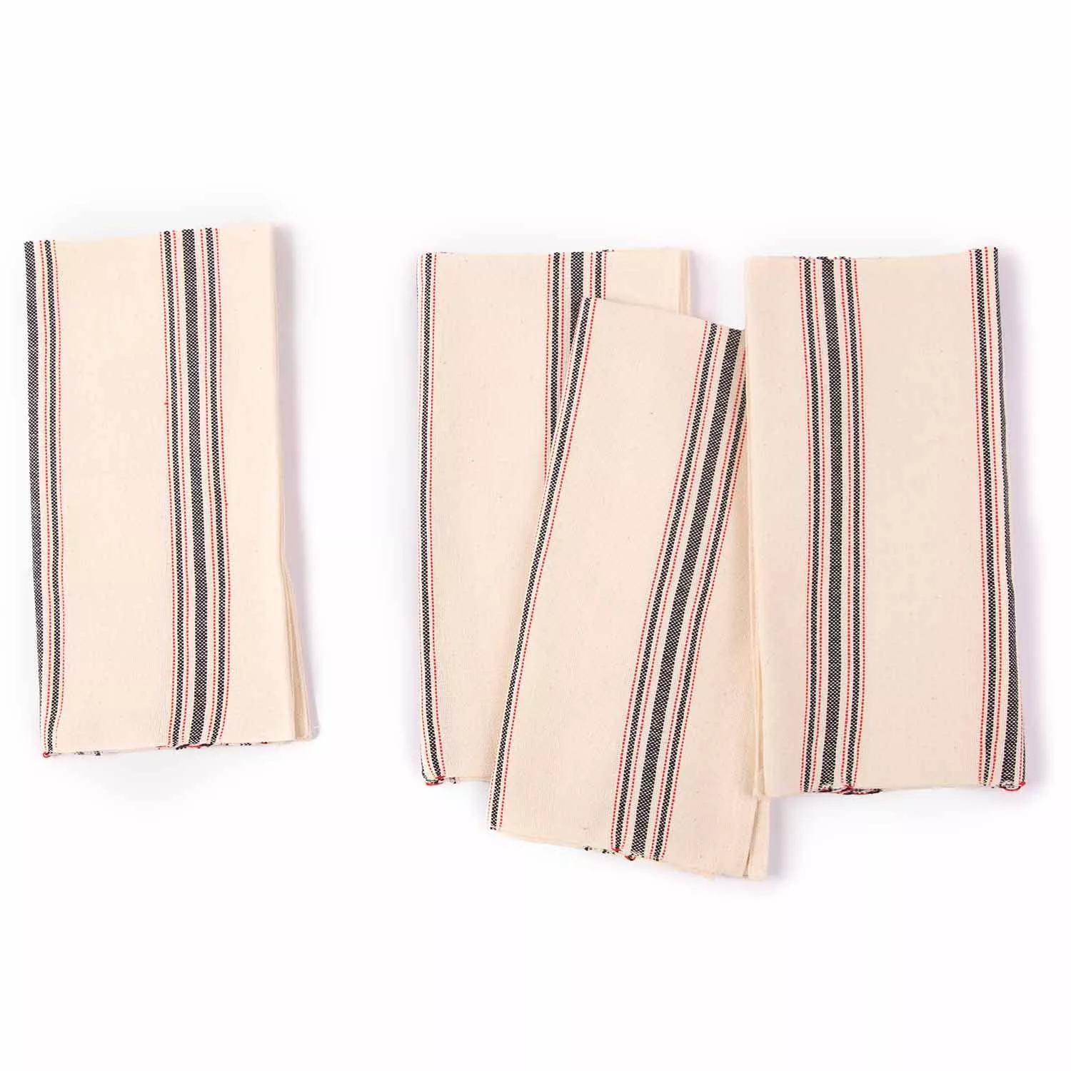 Siafu Mistari Napkins, Set of 4