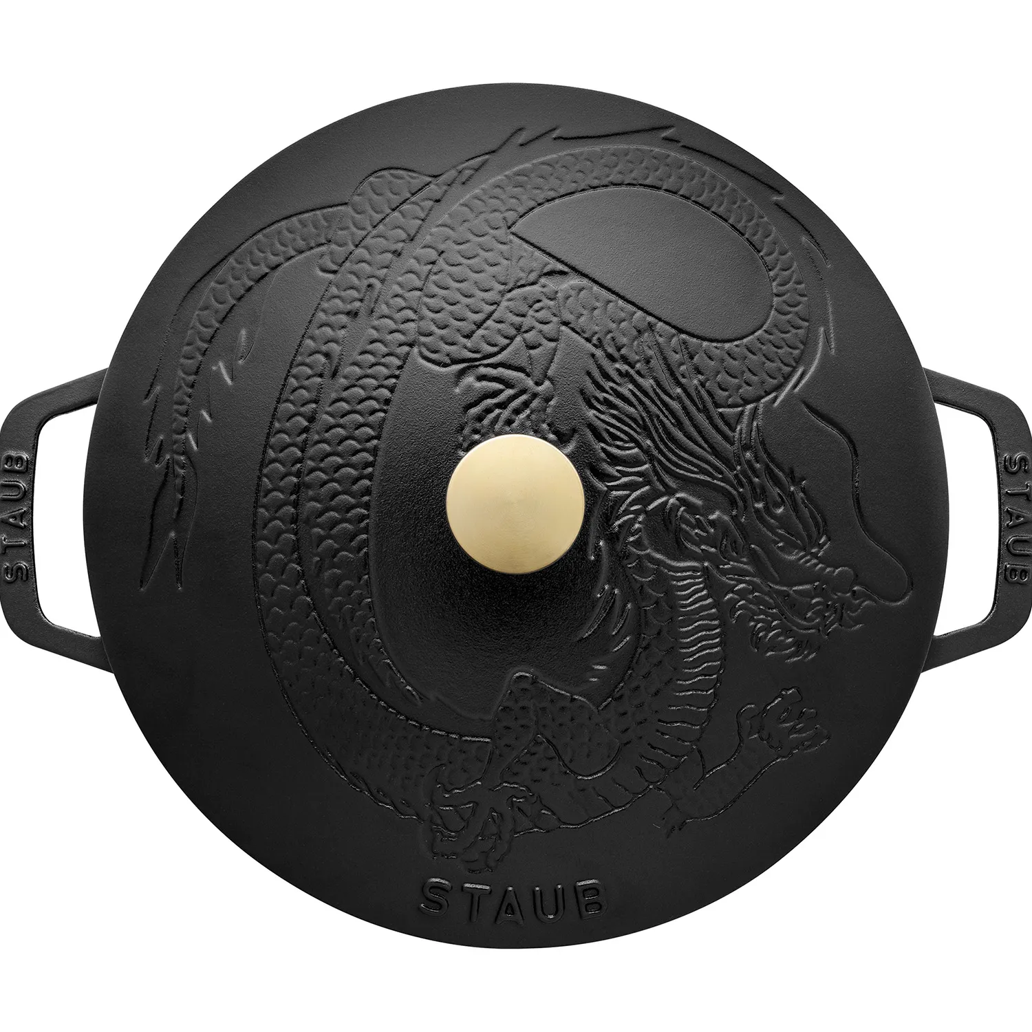 Staub Essential French Oven with Dragon Lid, 3.75 qt.