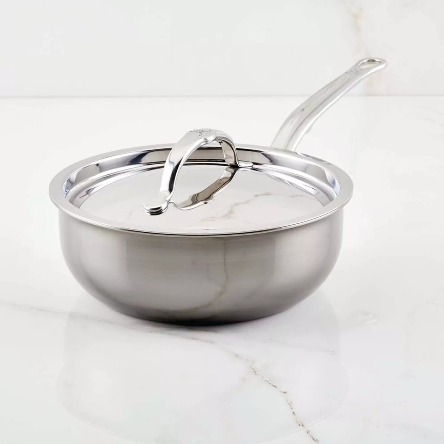 Hestan NanoBond Titanium Stainless Steel Saucier Pan, 2-Quart