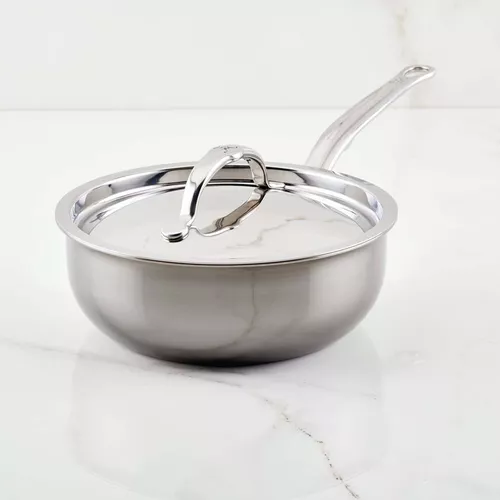 Hestan NanoBond Titanium Saucier with Lid, 2 qt.