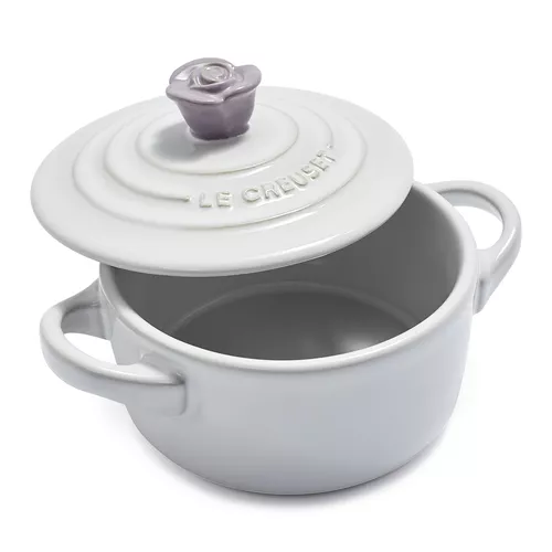 Le Creuset Flower-Knob Petite Cocotte, 8 oz. Le Creuset Flower-Knob Petite Cocotte, 8 oz.