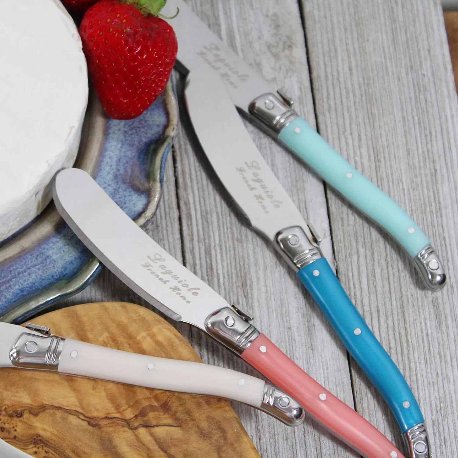 French Home 7-Piece Laguiole Cheese Knife & Spreader Set, 7 Piece