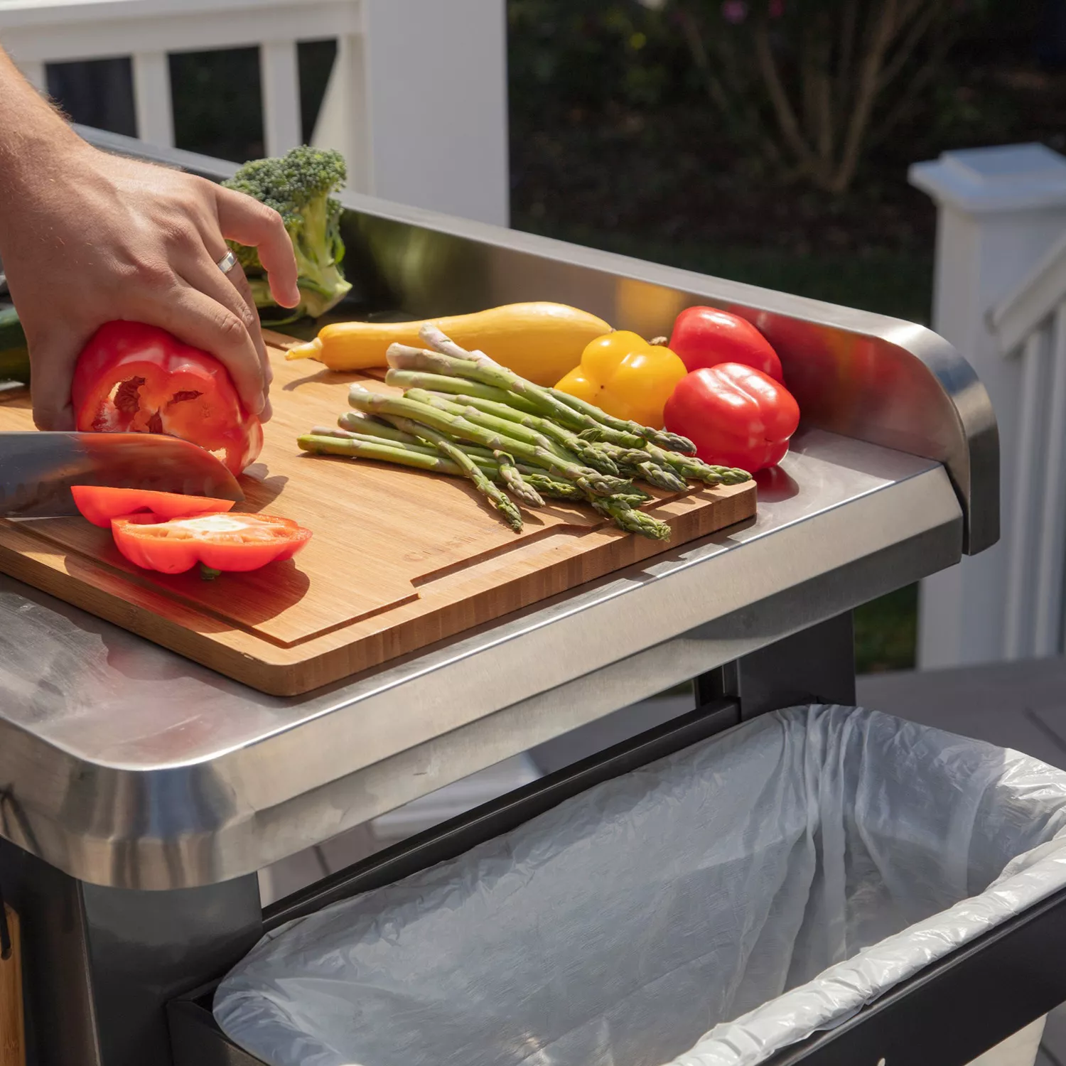 Cuisinart Outdoor Stainless Steel Grill Prep Table