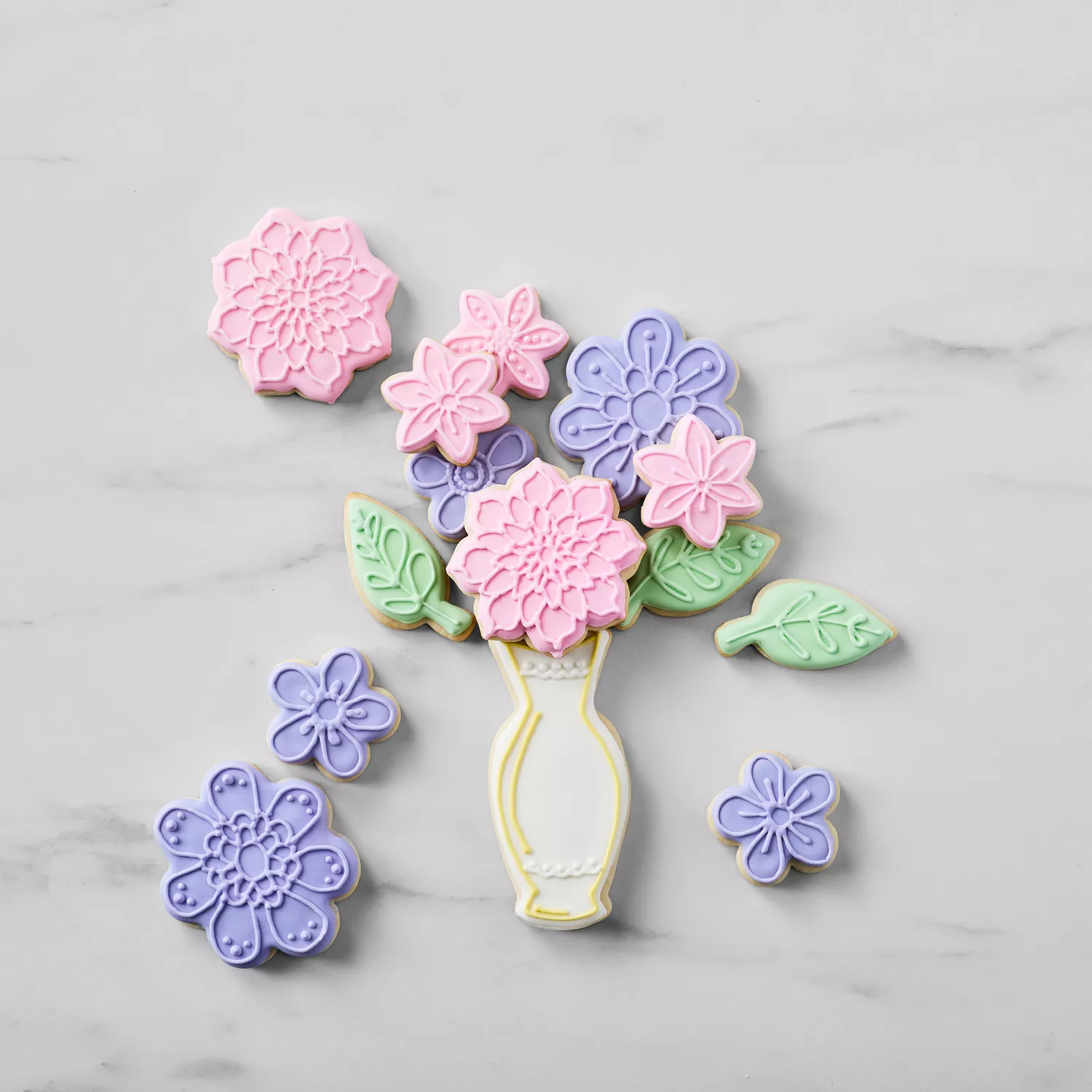 Sur La Table Floral Arrangement Cookie Cutters, Set of 6