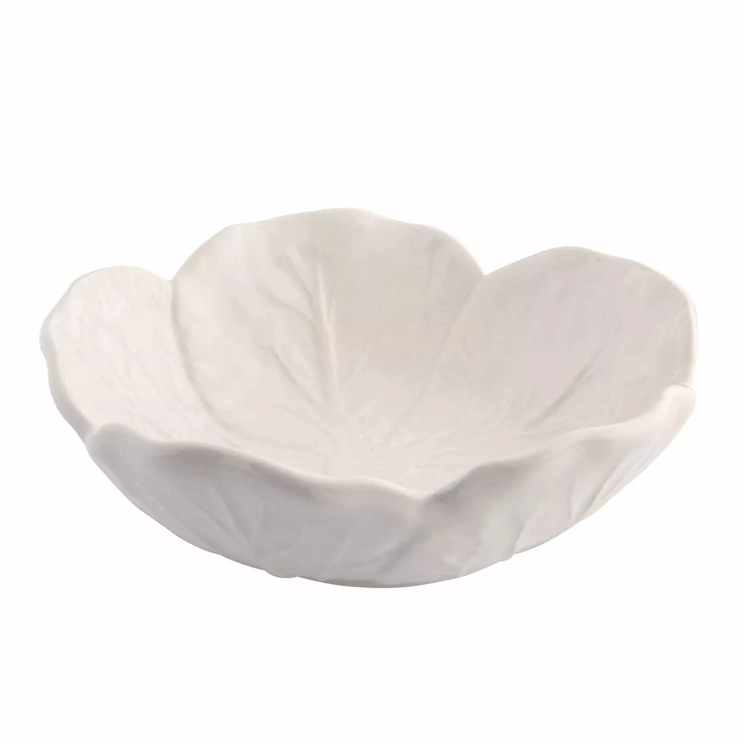 Bordallo Pinheiro Cabbage Beige Bowls, Set of 4