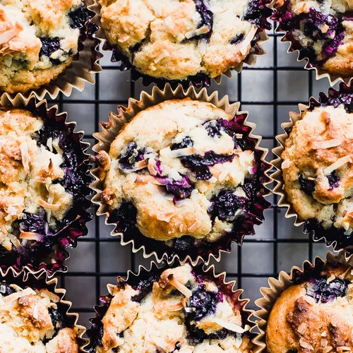 Honey Blueberry Muffins
