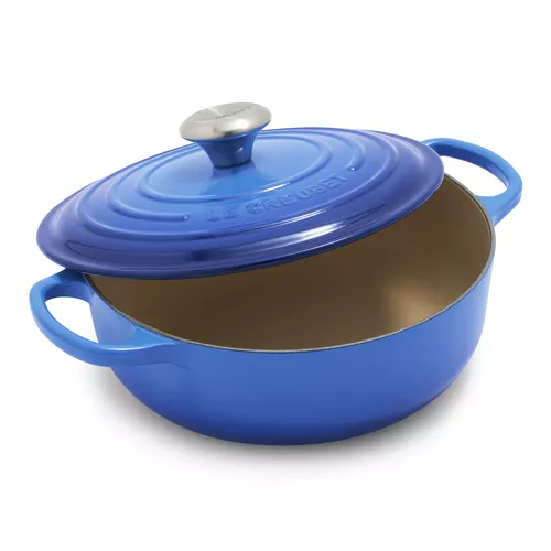 Le Creuset Signature Round Sauteuse with Lid, 3.5 qt.