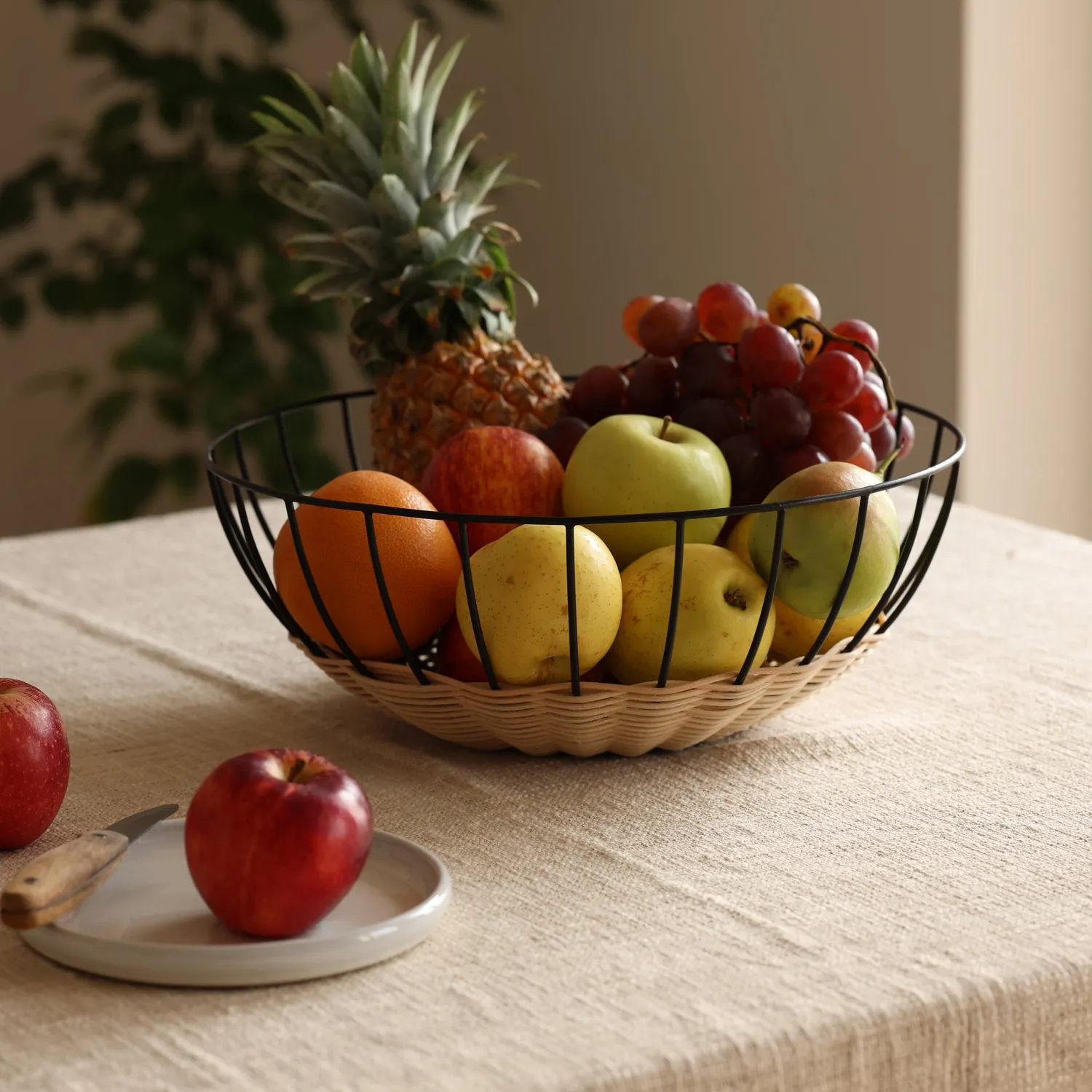 Powered by People Cabo Rattan Basket