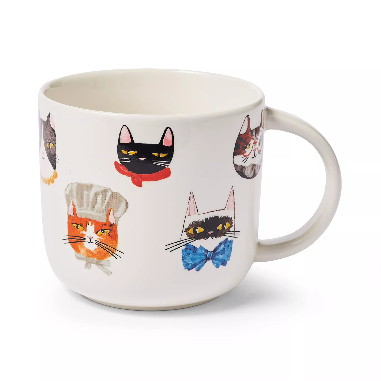 Cat Dishwasher Safe Microwavable Ceramic Coffee Mug 15 oz., 1