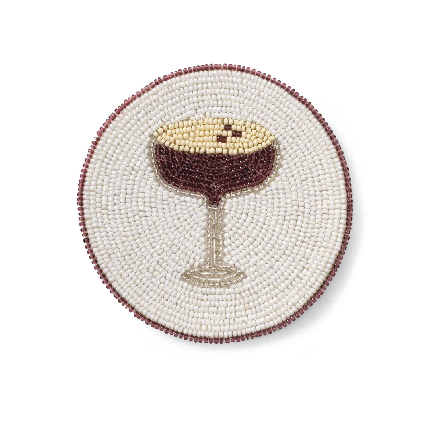 Sur La Table Beaded Cocktail Coasters, Set of 4