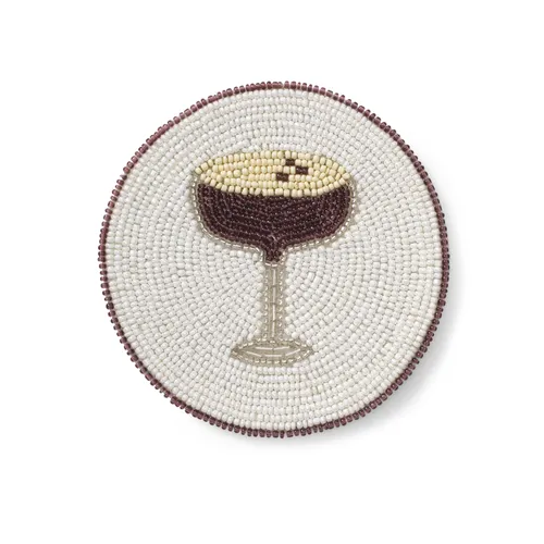 Sur La Table Beaded Cocktail Coasters, Set of 4
