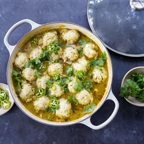 Green Chile Chicken & Dumplings