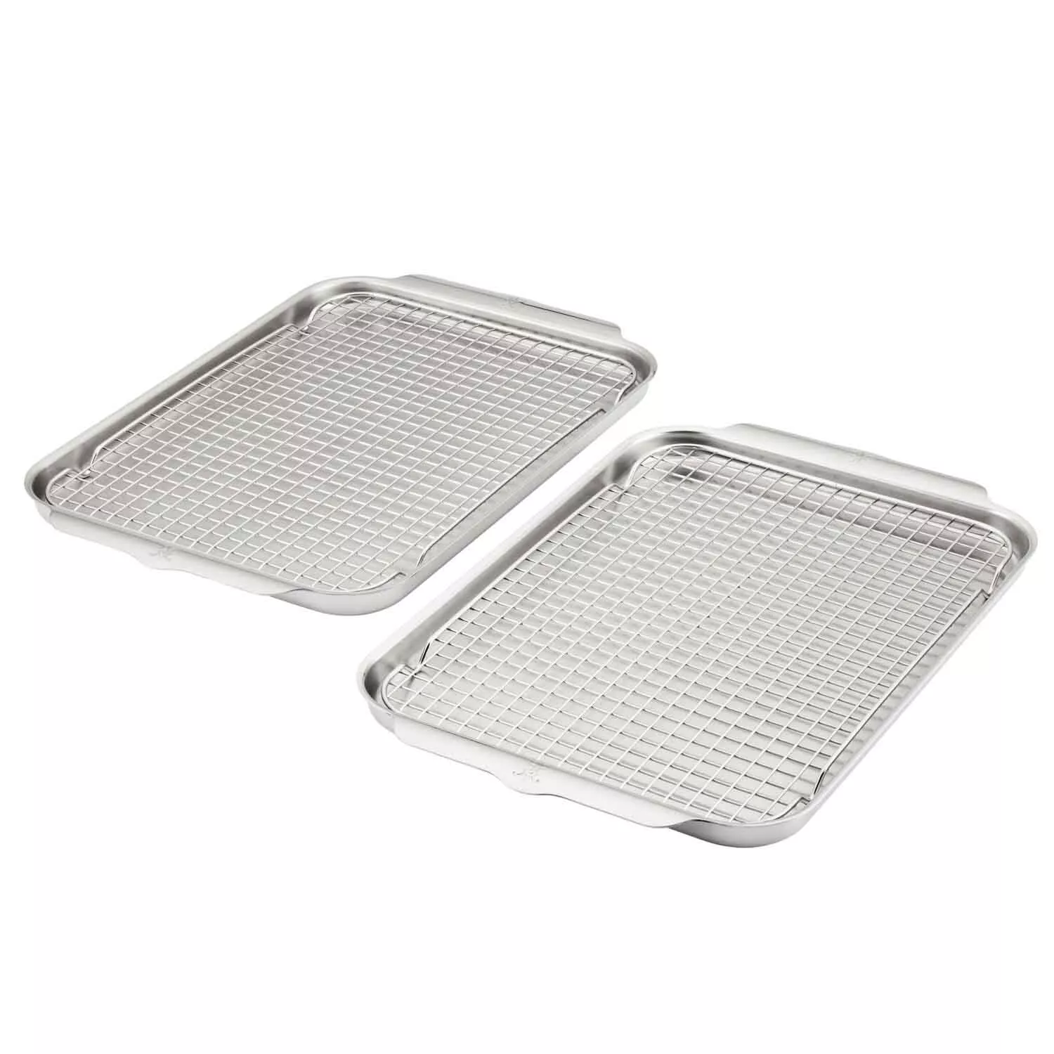 Hestan Provisions OvenBond Tri-Ply Half Sheet Pans with Rack, Set of 4