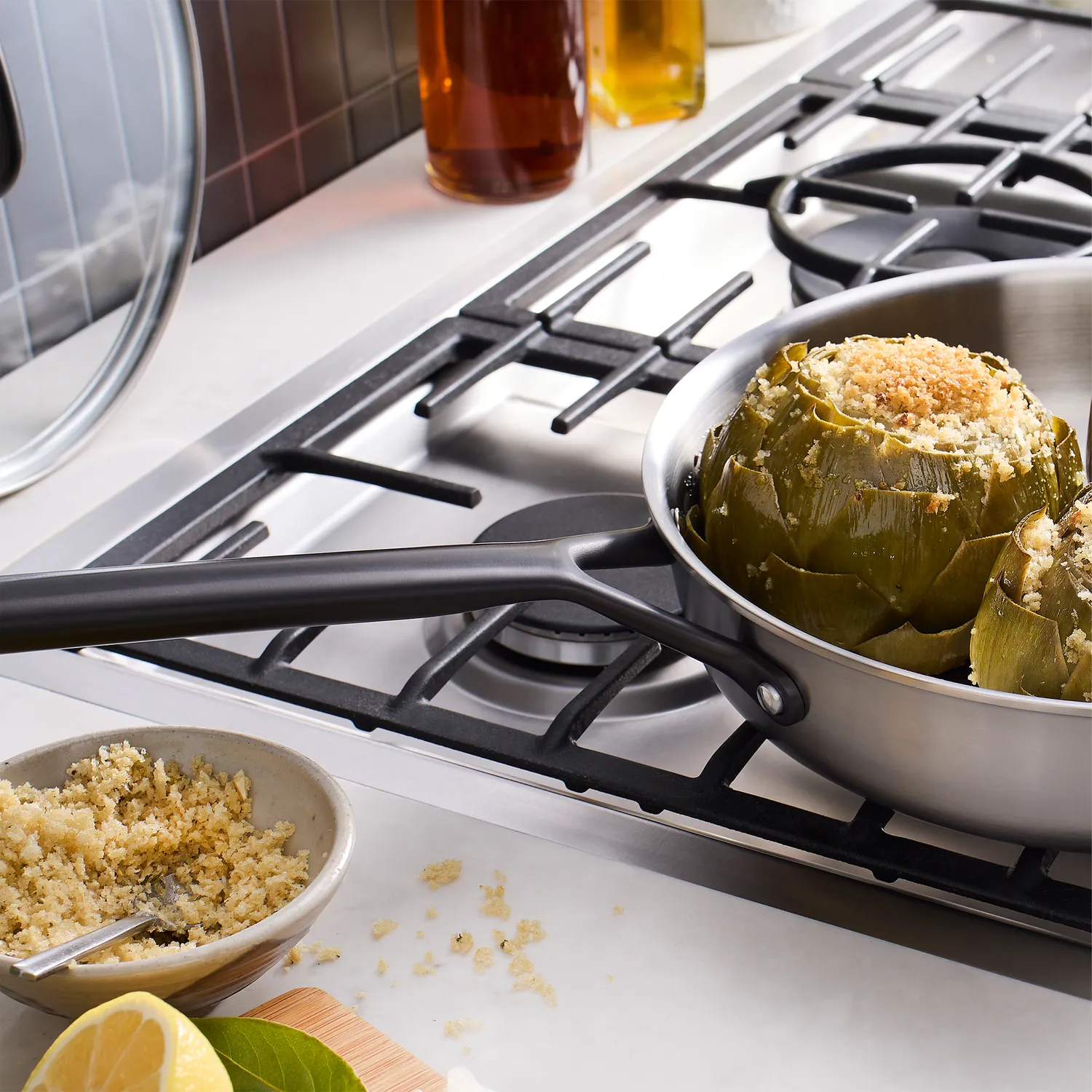 Zwilling Milano Stainless Steel Sauté Pan with Lid, 4 qt.