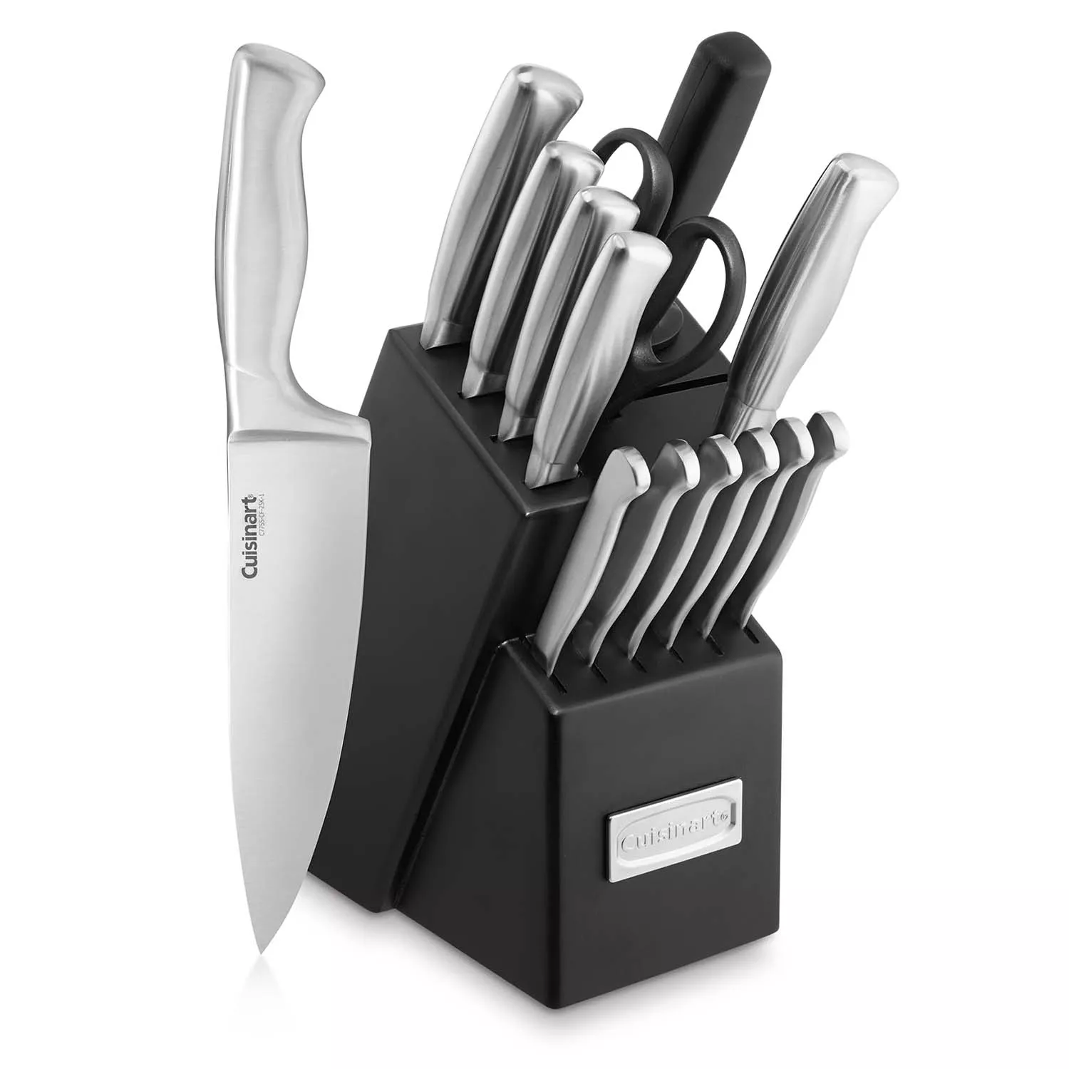 Cuisinart 15-Piece Hollow Handle Stainless Steel Knife Block Set