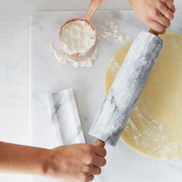 Sur La Table Marble Rolling Pin with Handles