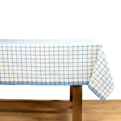 Caravan Windowpane Tablecloth