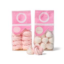 Délice Glacé Petal and Cream Meringue Duo
