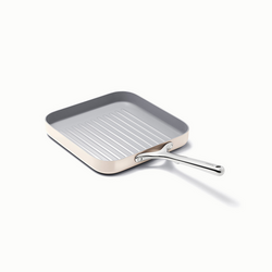 Caraway Ceramic Nonstick Square Grill Pan, 11"
