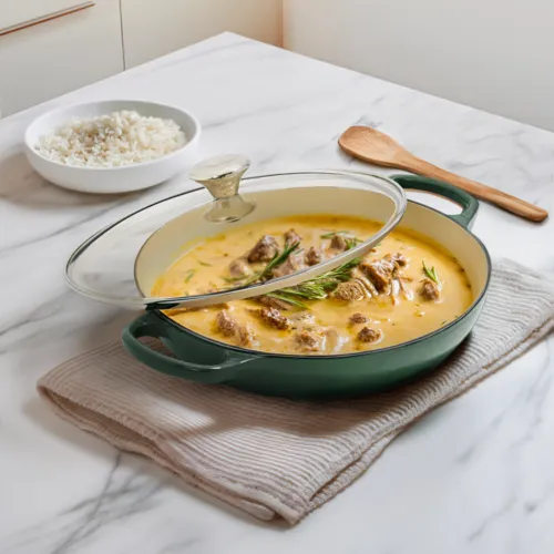 Le Creuset Buffet Casserole with Glass Lid, 3.5 qt.