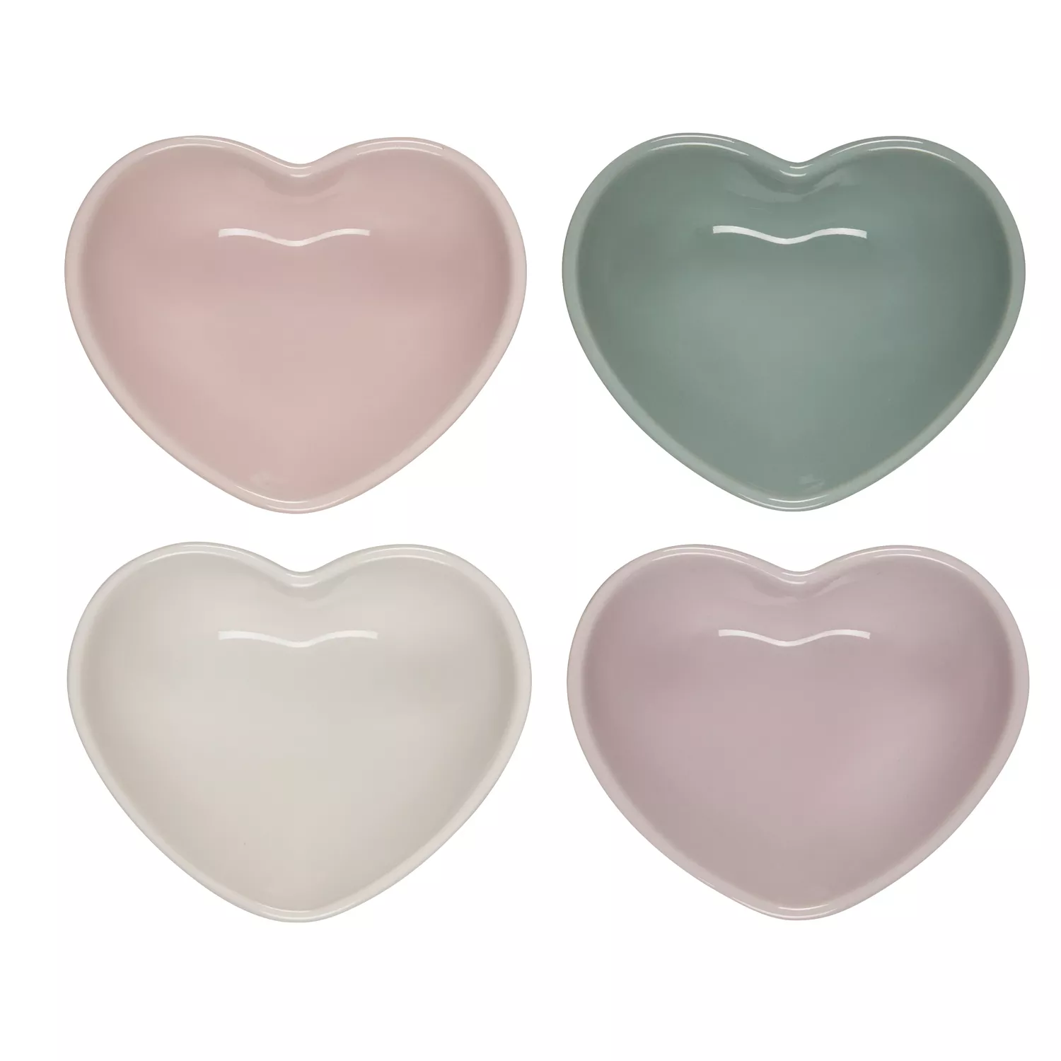 Le Creuset Mini Heart Bowls, Set of 4