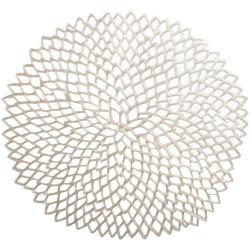 Chilewich Gunmetal Pressed Dahlia Placemat Love these Chilewich placements! They look great with my china