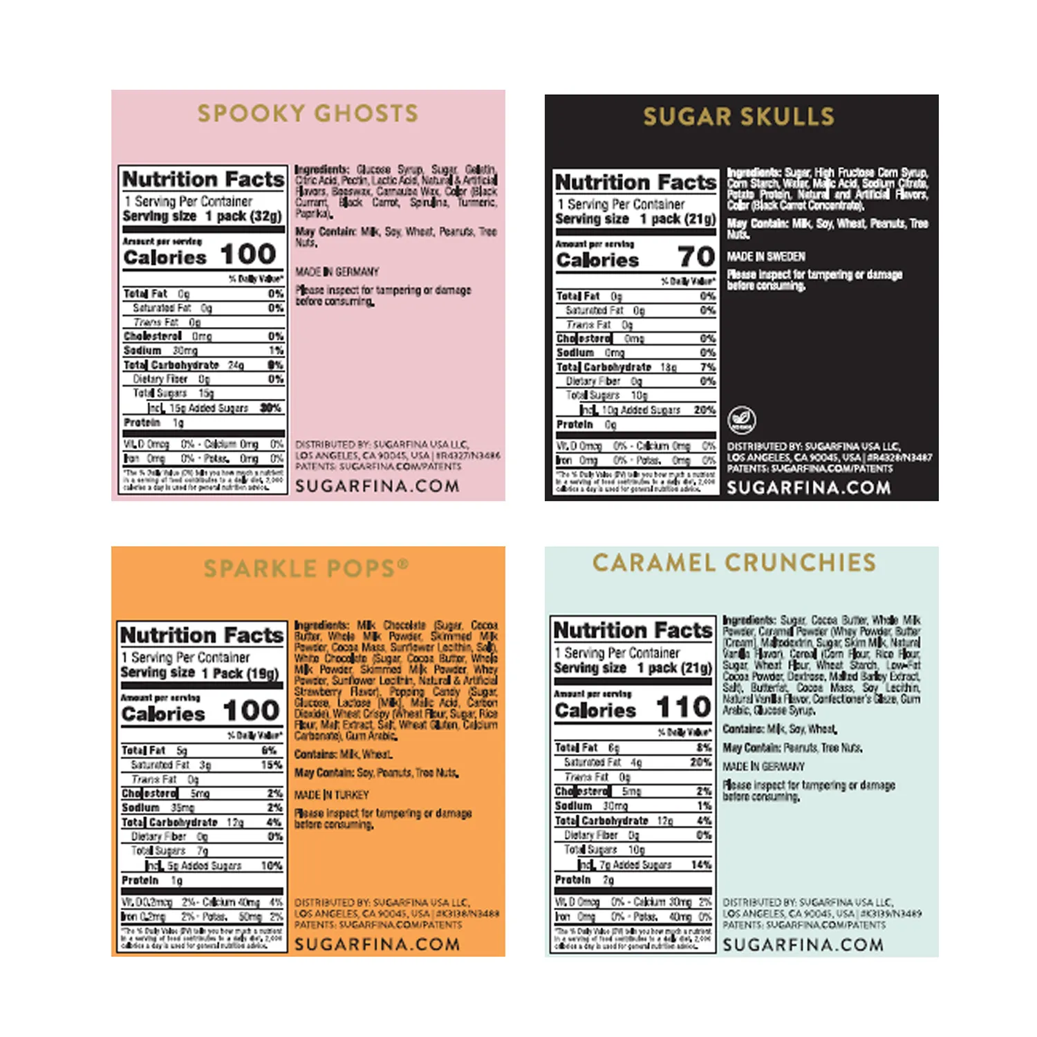 Sugarfina Halloween Taster Pack, Set of 2 Sur La Table