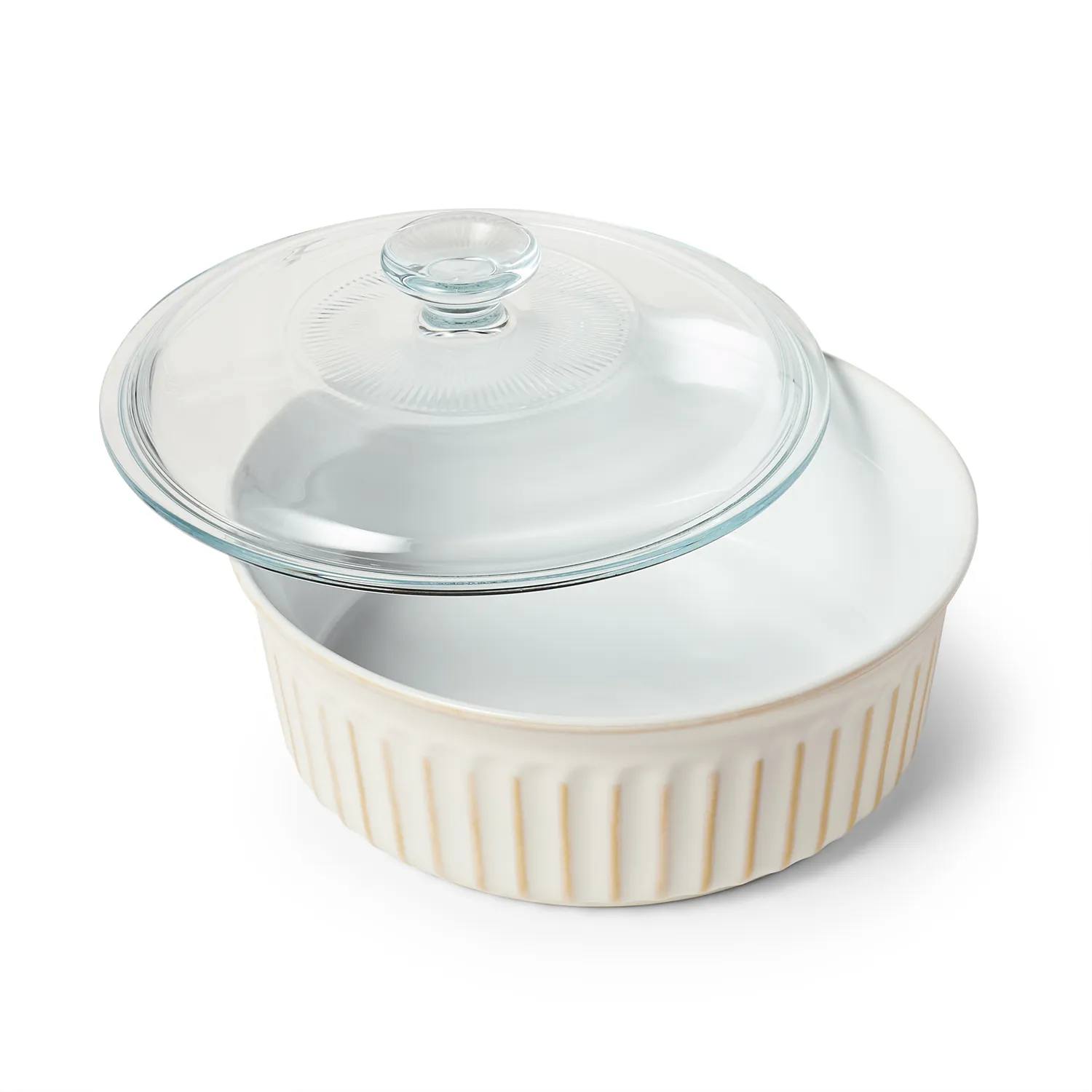 Sur La Table Round Baker with Lid, 2 qt.